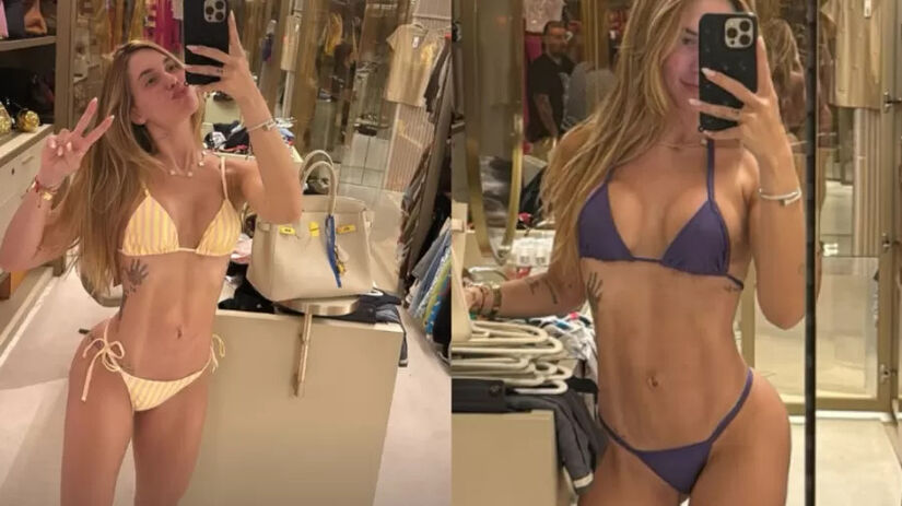 A influenciadora mostrando seus resultados - Reprodução/Instagram