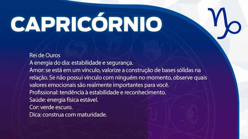  Previsão para Capricórnio / Arte/DL