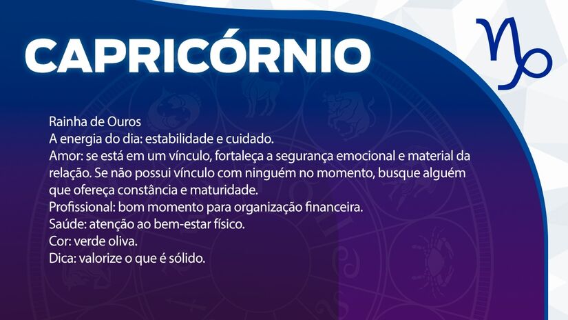 Previsão para Capricórnio / Arte/DL 