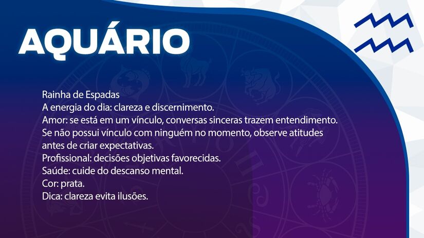 Previsão para Aquário / Arte/DL