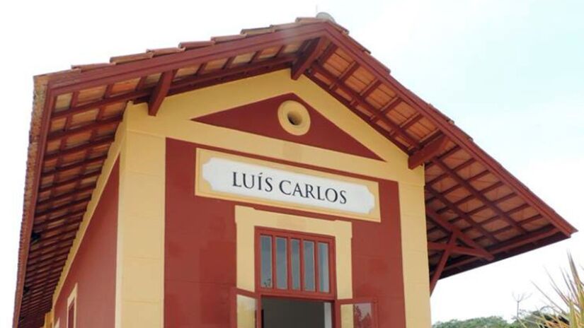 A estação Luís Carlos, construída em 1914 e tombada como patrimônio histórico / Divulgação/tremdeguararema.com.br