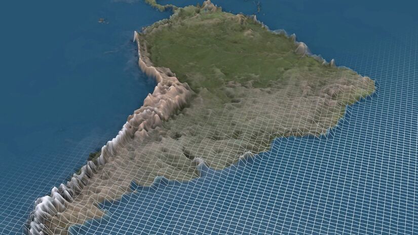A cordilheira dos Andes é uma vasta cadeia montanhosa ao longo da costa ocidental da América do Sul, formada por um sistema contínuo de montanhas / saylowe/Pixabay