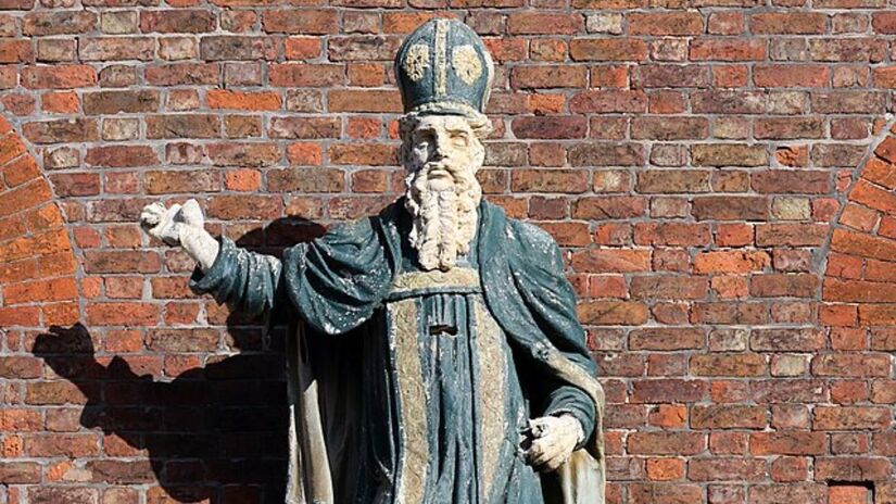 Segundo a tradição ligada a São Patrício, o santo teria expulsado todas as cobras da Irlanda após ser atacado por répteis durante um jejum de 40 dias no topo de uma colina. Wikimedia Commons/Rodhullandemu

