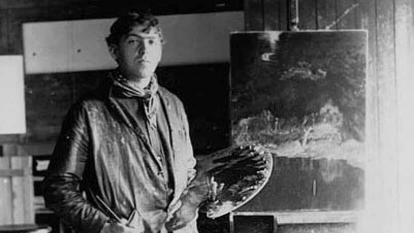 N.C. Wyeth foi renomado pintor e ilustrador norte-americano. Imagem: Dom&iacute;nio P&uacute;blico