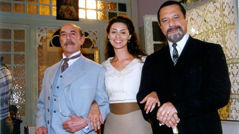 Raul Cortez, Maria Fernanda Cândido, Antonio Fagundes (Francesco, Paola, Gumercindo)/Globo