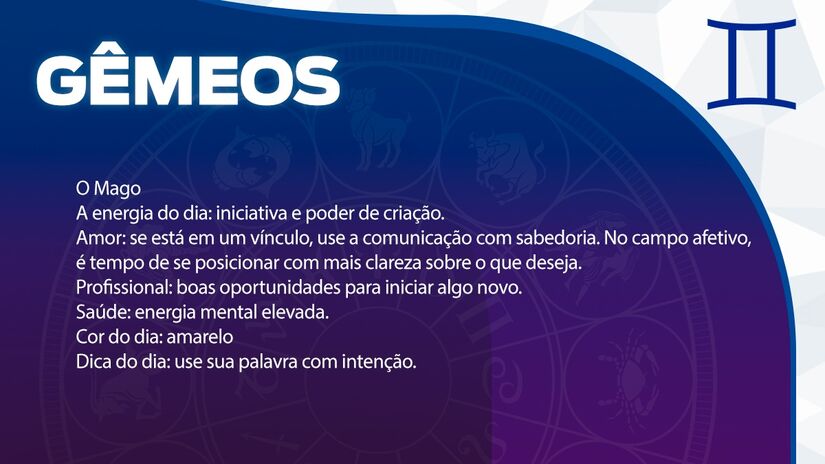 Previsão para Gêmeos / Arte/DL 