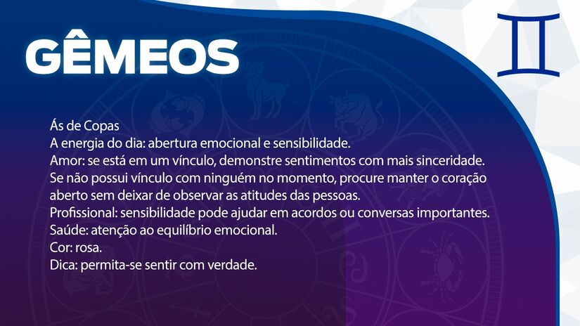 Previsão para Gêmeos / Arte/DL 