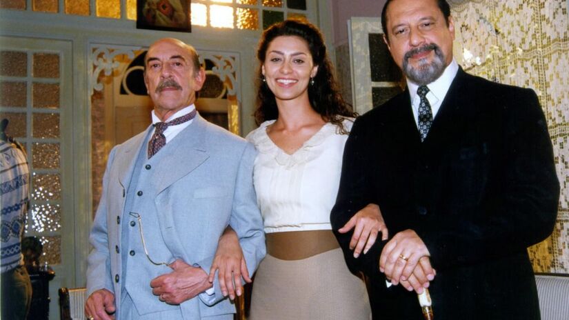 Raul Cortez, Maria Fernanda Cândido, Antonio Fagundes (Francesco, Paola, Gumercindo)/Globo