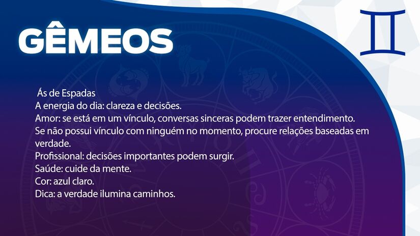 Previsão para Gêmeos / Arte/DL 