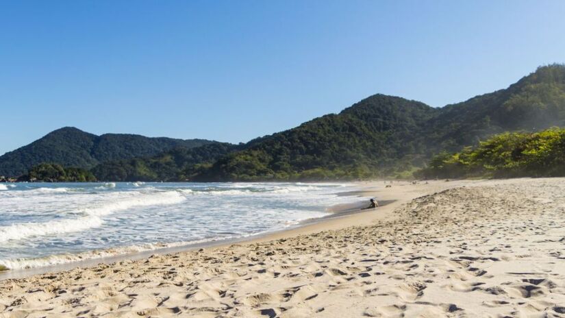 Vista da Prainha Branca  Guarujá /Divulgação