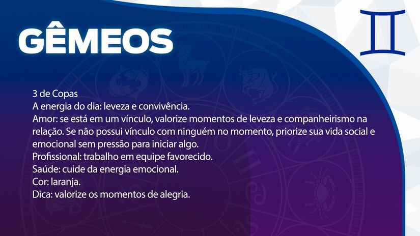 Previsão para Gêmeos / Arte/DL
