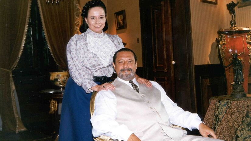 Gumercindo (Antônio Fagundes) e Maria do Socorro (Débora Duarte)/Globo