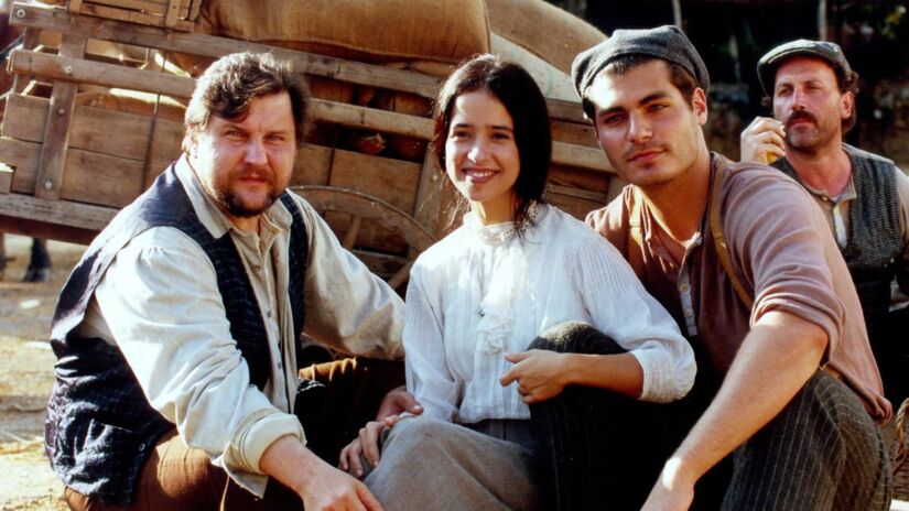 Antonio Calloni, Paloma Duarte, Thiago Lacerda (Bartolo, Angélica, Matheu)/Globo