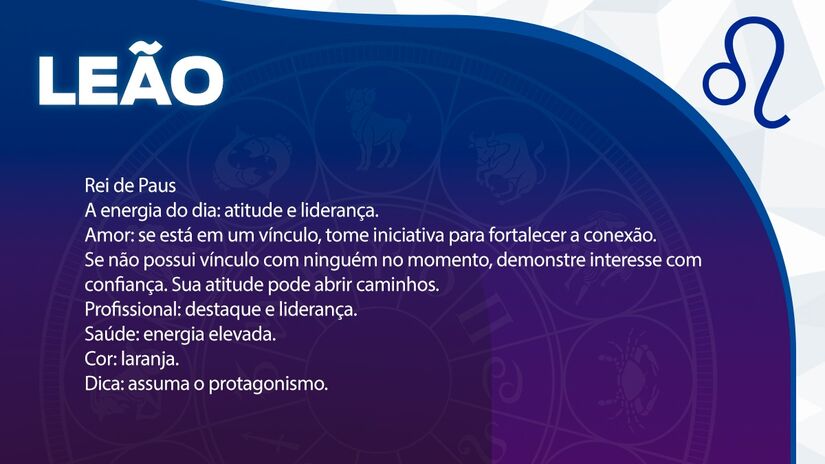 Previsão para Leão / Arte/DL