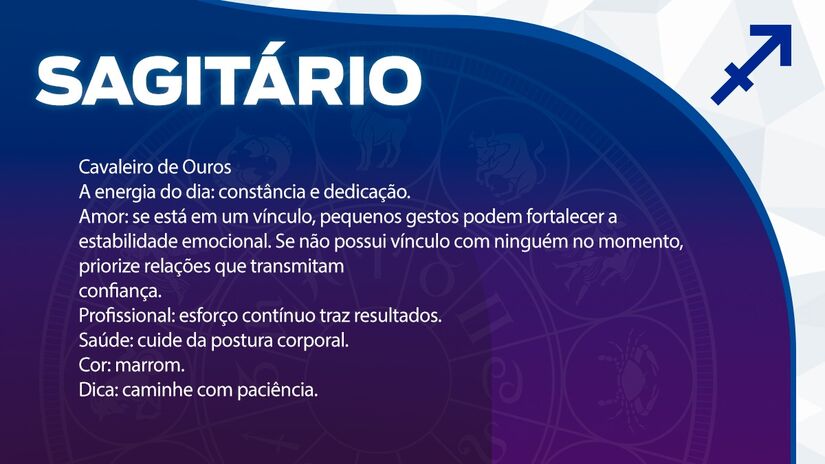 Previsão para Sagitário / Arte/DL 