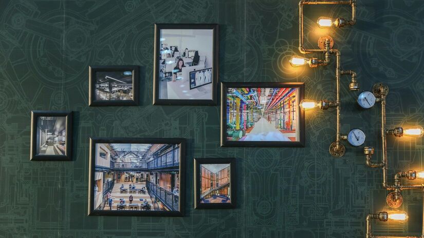 Uma nova tecnologia de cimento magnético promete permitir que objetos sejam pendurados sem furos na parede / Pexels