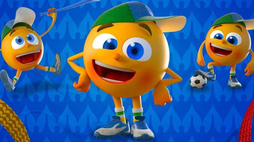 Mascote Amarelinho surgiu na cobertura da Copa do Mundo de 1990 pelo SBT /Reprodução