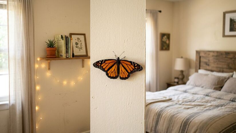 Abrir portas e janelas ajuda a borboleta a encontrar a saída sem ferimentos /Flow