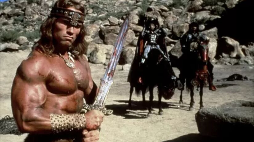 O ator interpretou o guerreiro no clássico Conan, o Bárbaro, que marcou sua consolidação em Hollywood /Divulgação