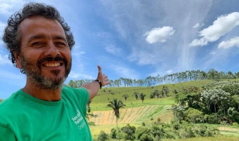 Para ele, ver a família consumindo o que a terra produz sem veneno é o seu maior 'cachê' / Reprodução