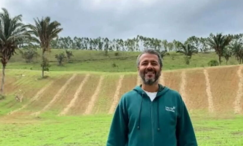 Para ele, ver a família consumindo o que a terra produz sem veneno é o seu maior 'cachê' / Reprodução