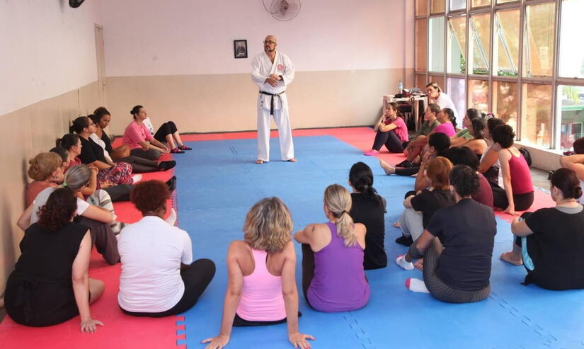 Entre as atividades previstas está a aula de defesa pessoal, marcada para 16 de março, às 14h, na Casa da Mulher / Divulgação PMS