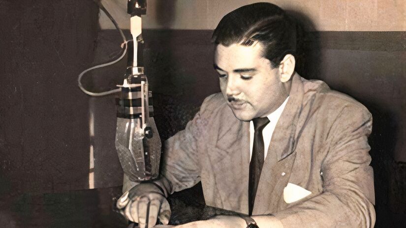 Heron Domingues começou a carreira no rádio (Memória Abert/Reprodução)