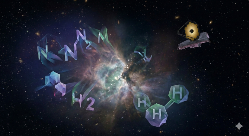O alvorecer cósmico revela química primordial /IA