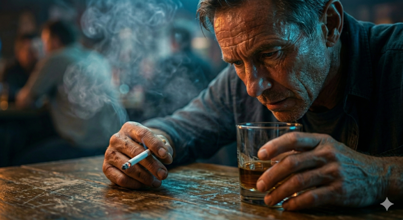 Maus hábitos: o tabagismo cognitivó / IA