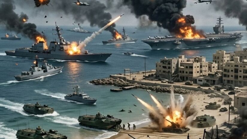 As especulações, realizadas por seguidores de Baba Vanga, consistem no suposto início da 3ª Guerra Mundial ainda neste ano; essas teorias viralizaram nas redes sociais. Imagem ilustrativa/Gemini