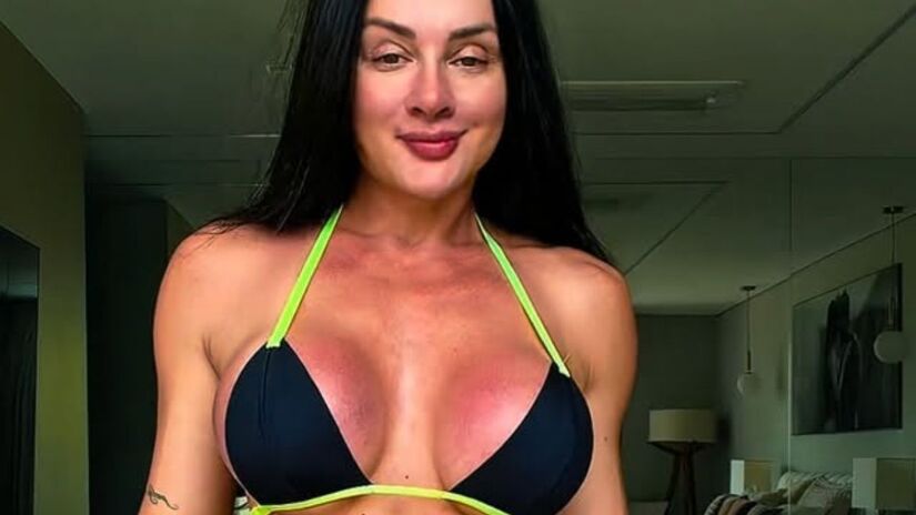 Após sair do Pânico, ela atuou como repórter no programa Legendários /Reprodução