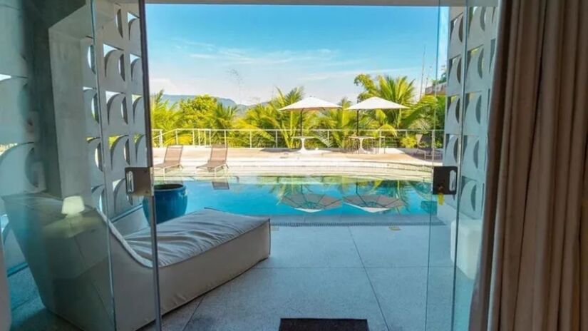 Diárias das propriedades de Gloria Pires variam entre R$ 6 mil e R$ 16 mil, conforme localização e tamanho /TripHomes