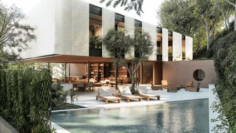 Terreno dará lugar a condomínio com 10 casas de alto padrão no Leblon /Divulgação