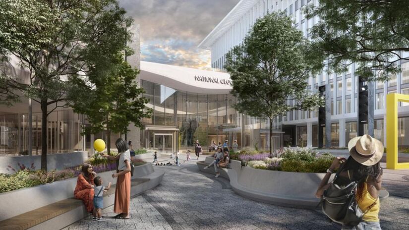 Novo museu da National Geographic Society terá mais de 9 mil m² dedicados a experiências imersivas em Washington, D.C./Divulgação