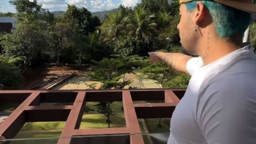 Mansão de Zé Felipe ainda está em fase final de construção em Goiânia /Reprodução