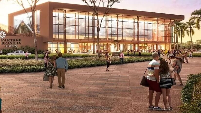 O Partage Brasília está sendo construído na via de acesso do aeroporto, considerado um dos mais movimentados do país/Divulgação