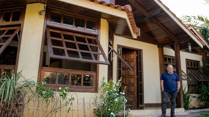 Residência atual tem pomar com árvores em homenagem a nomes da dramaturgia brasileira/Reprodução