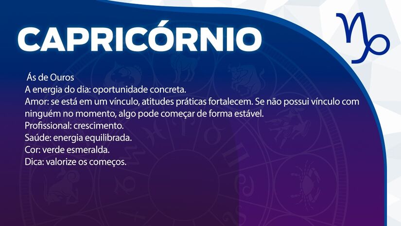 Previsão para Capricórnio / Arte/DL 