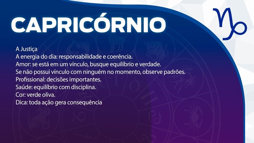 Previsão para Capricórnio / Arte/DL 