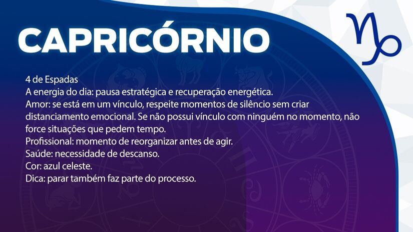 Previsão para Capricórnio / Arte/DL