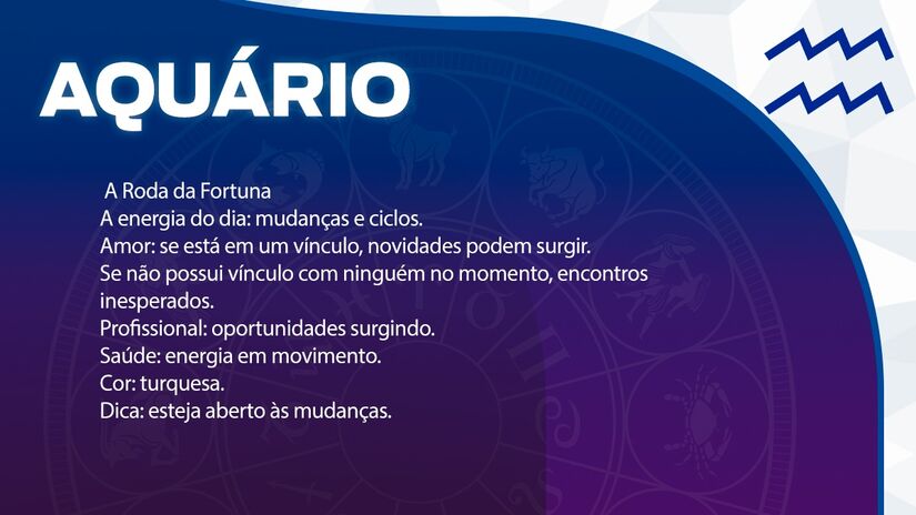Previsão para Aquário / Arte/DL 
