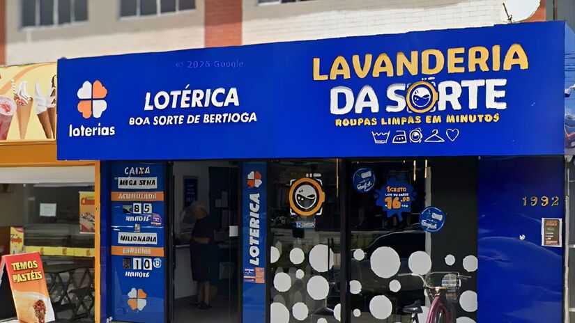Bertioga registrou duas apostas premiadas na Lotérica Boa Sorte (Google Street View/Reprodução)
