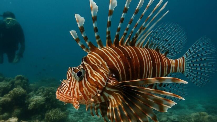 Vale lembrar que já há registros da presença dos peixes-leão no litoral de São Paulo / Divulgação