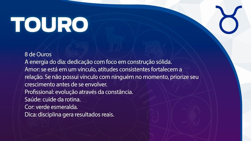 Previsão para Touro / Arte/DL 