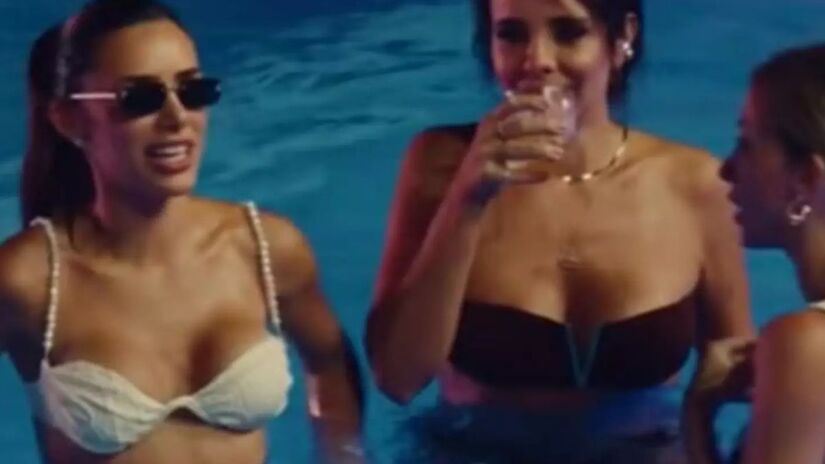 Bruna Biancardi celebra nova fase com direito a luxuosa torre de champanhe/Redes Sociais 