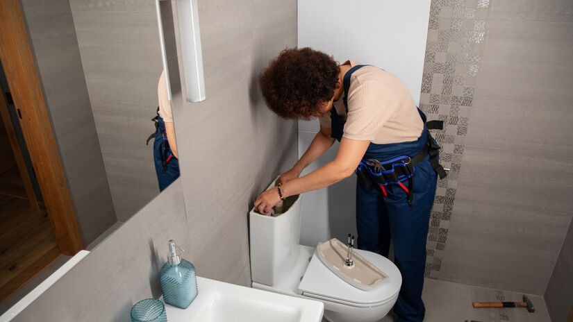 Troca de vaso sanitário e metais são serviços essenciais para renovar o ambiente /freepik
