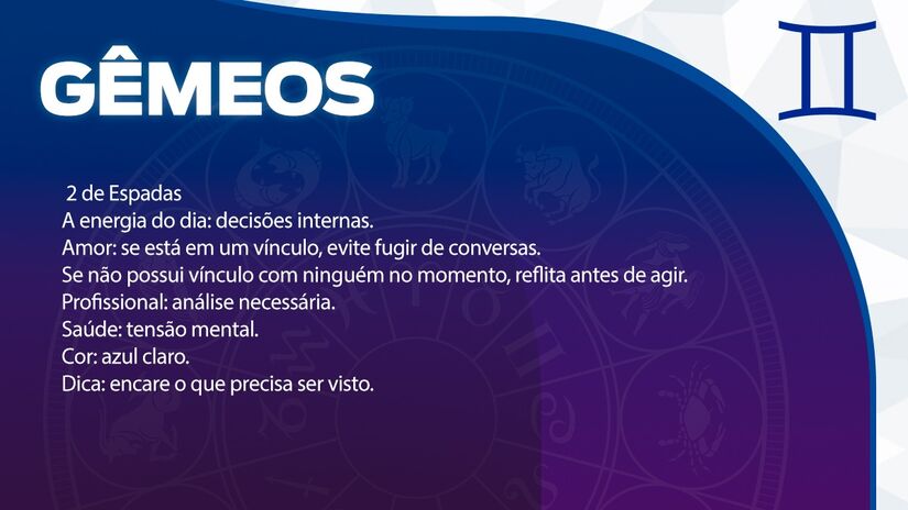 Previsão para Gêmeos / Arte/DL 