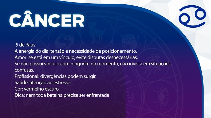 Previsão para Câncer / Arte/DL 