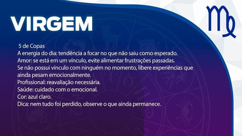 Previsão para Virgem / Arte/DL