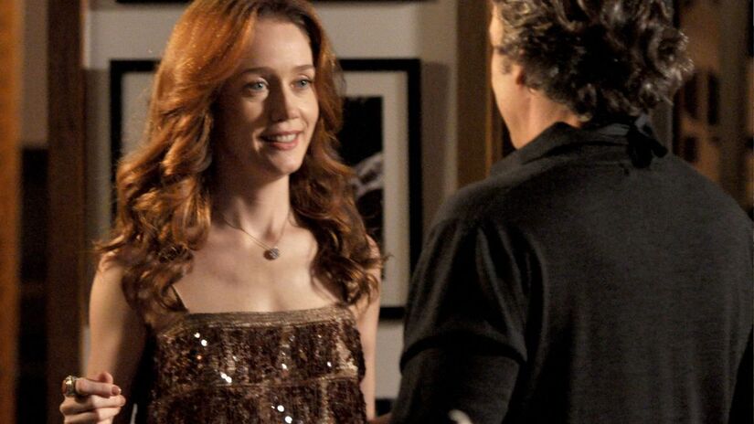 Cadinho ( Alexandre Borges ) prepara jantar surpresa para Noemia ( Camila Morgado )/Globo 